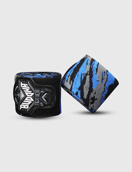 Bande de Boxe Army Bleu -Buddha -Boxing -Équipements de protections -Boxe Anglaise -MMA -Muay thaï -Kickboxing