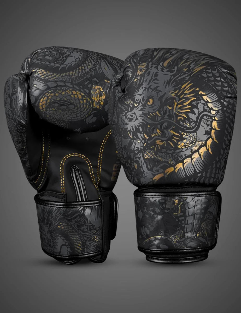 Gants de boxe Dragon noir - FIGHTWATCH