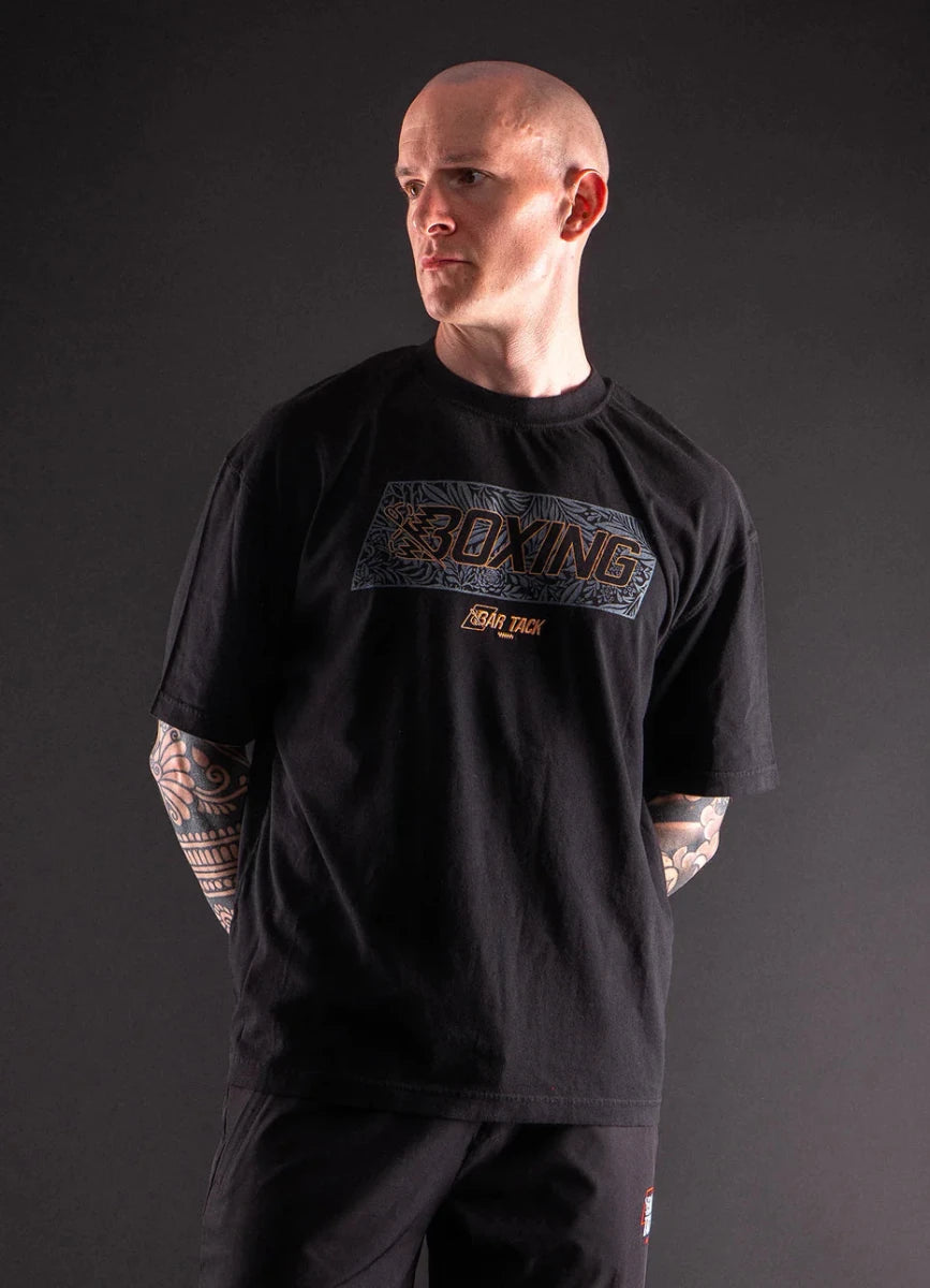 T-shirt en coton Boxe "Royal Boxing" - Bar Tack - Boxe Anglaise - Streetwear - Arts Martiaux - Kickboxing - FIGHTWATCH