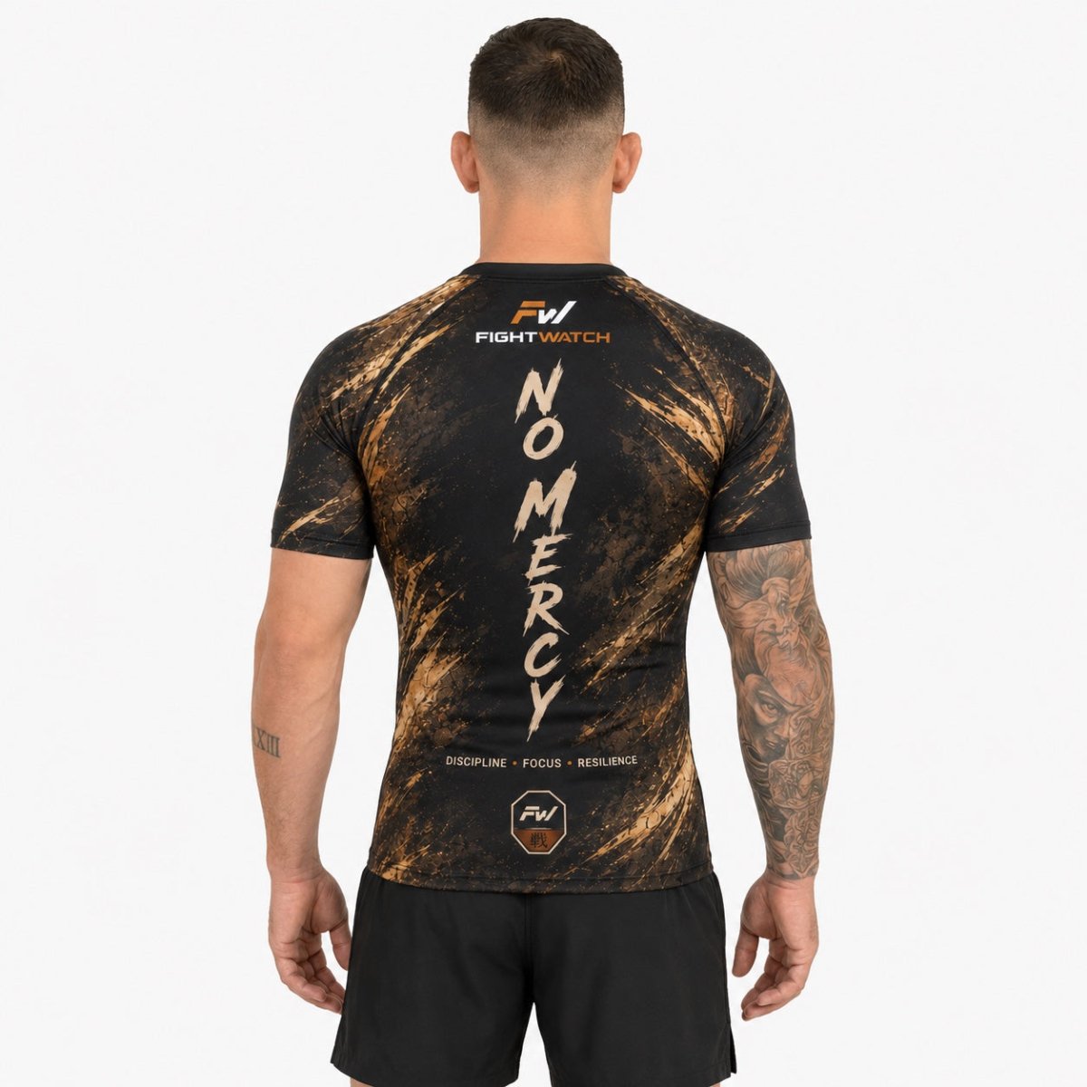 T-shirt technique FightWatch No Mercy - FIGHTWATCHT-shirt technique MMA