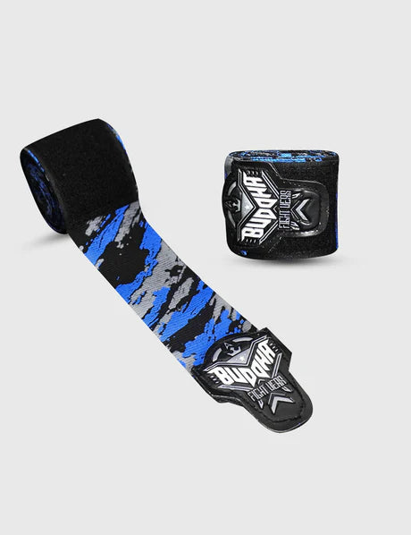 Bande de Boxe Army Bleu  -Buddha -Boxing -Équipements de protections -Boxe Anglaise -MMA -Muay thaï -Kickboxing