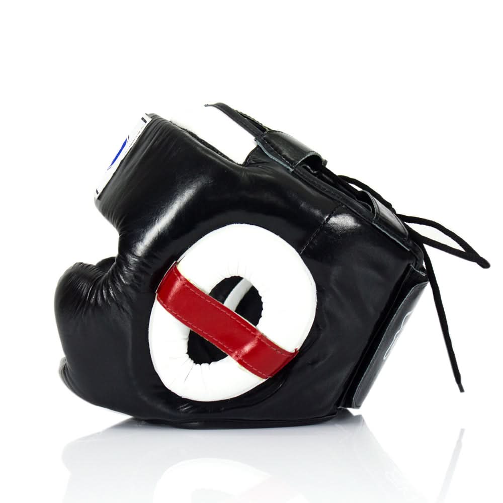 Casque intégral Fairtex HG10 Super Sparring – Noir/Blanc - FIGHTWATCHCasques de protection