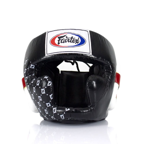 Casque intégral Fairtex HG10 Super Sparring – Noir/Blanc - FIGHTWATCHCasques de protection