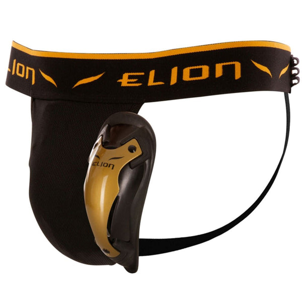 Coquille + slip de maintien ELION Gold Cup – Noir/Or - FIGHTWATCHCoquilles de protection