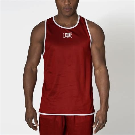 Débardeur LEONE réversible Rouge/Bleu - Entraînement - Boxe Anglaise - Sparring - FIGHTWATCH