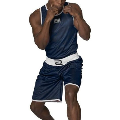 Débardeur LEONE réversible Rouge/Bleu - Entraînement - Boxe Anglaise - Sparring - FIGHTWATCH
