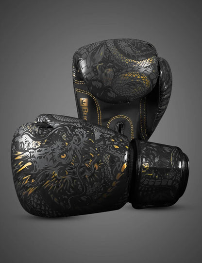 Gants de boxe Dragon noir - FIGHTWATCH