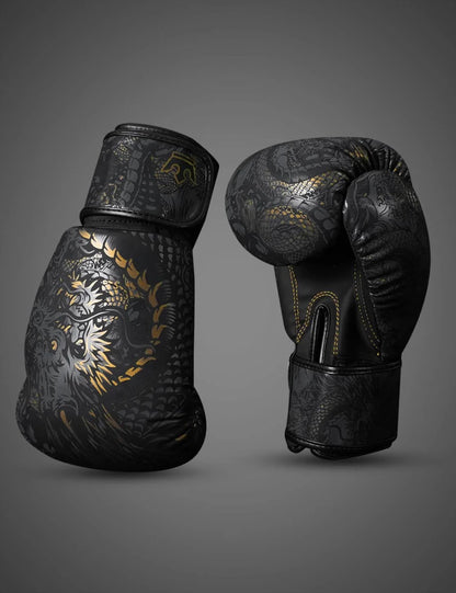 Gants de boxe Dragon noir - FIGHTWATCH