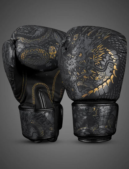 Gants de boxe Dragon noir - FIGHTWATCH