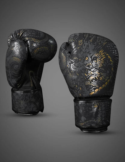 Gants de boxe Dragon noir - FIGHTWATCH