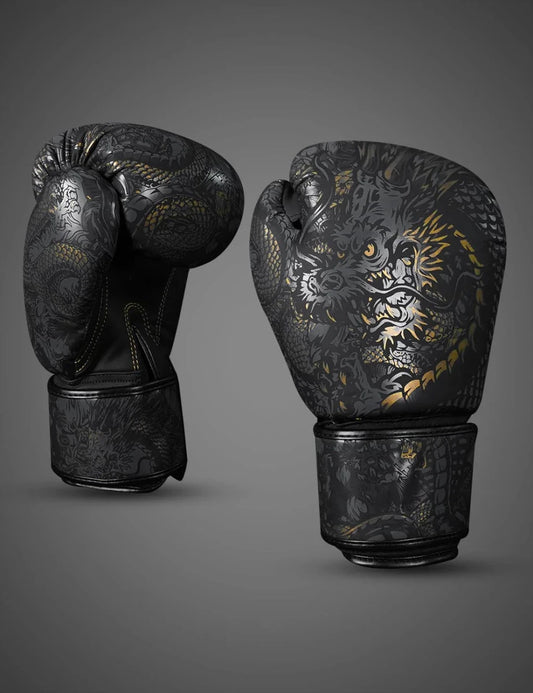 Gants de boxe Dragon noir - FIGHTWATCH