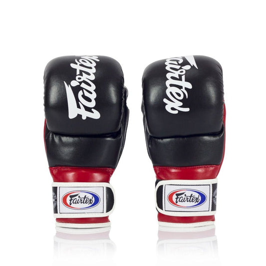 Gants MMA Fairtex FGV18 Super Sparring – Noir/Rouge - FIGHTWATCHGants MMA
