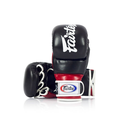 Gants MMA Fairtex FGV18 Super Sparring – Noir/Rouge - FIGHTWATCHGants MMA