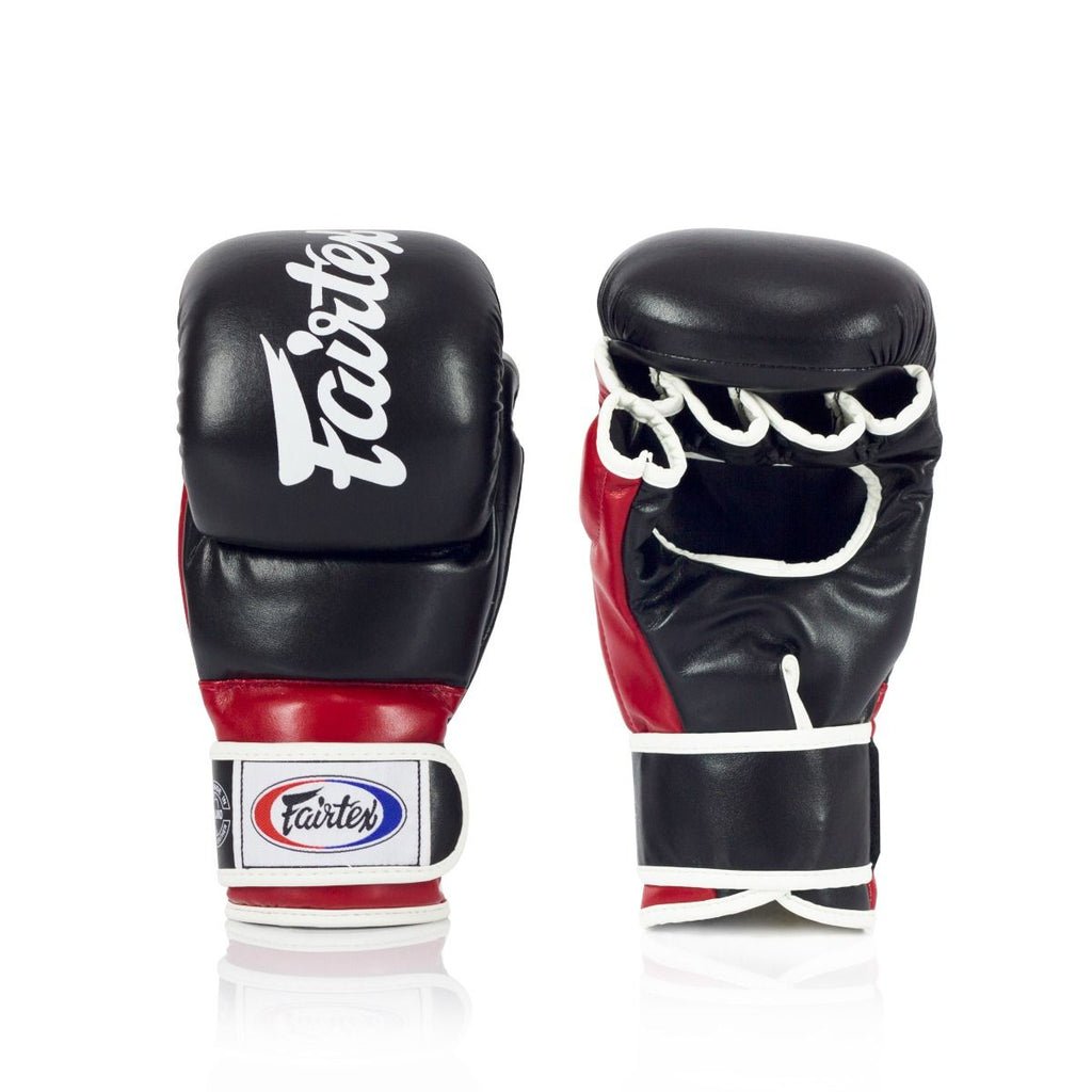 Gants MMA Fairtex FGV18 Super Sparring – Noir/Rouge - FIGHTWATCHGants MMA