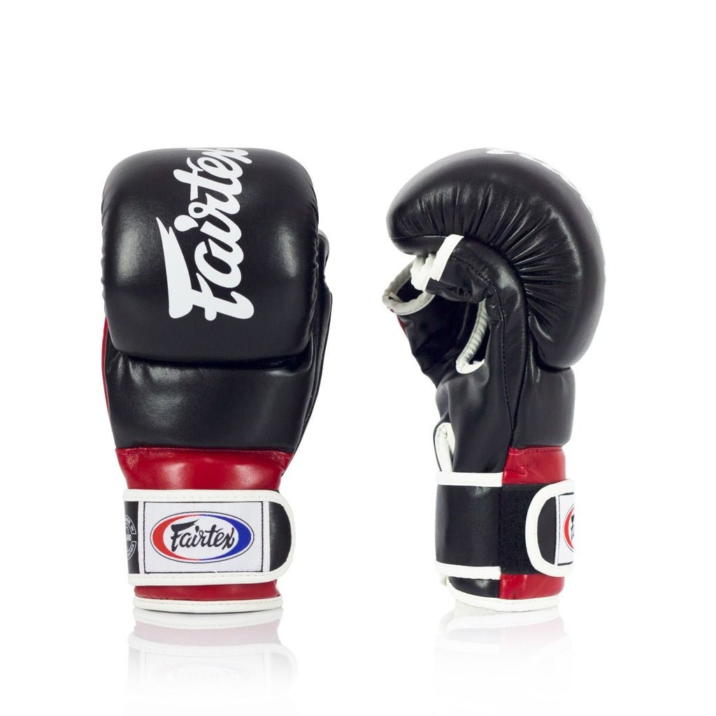 Gants MMA Fairtex FGV18 Super Sparring – Noir/Rouge - FIGHTWATCHGants MMA