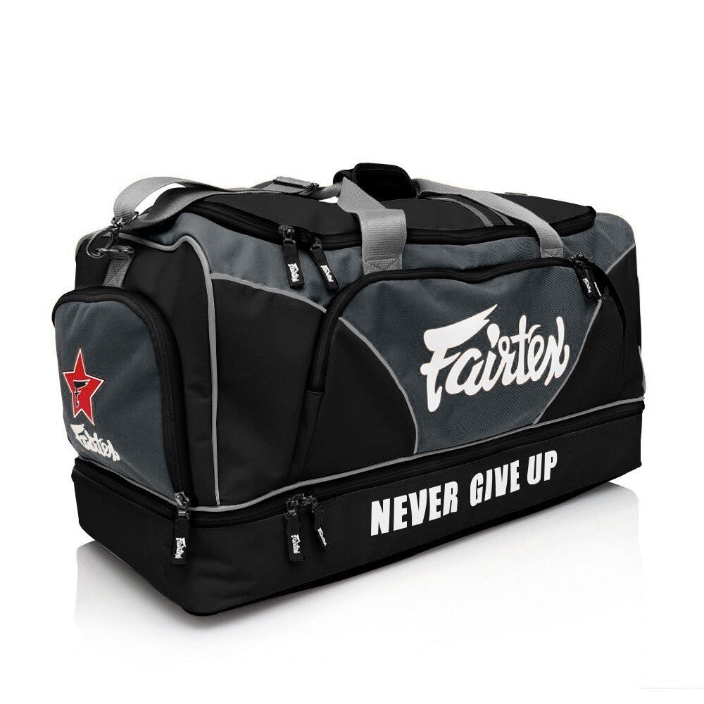Sac de sport Fairtex Grand Modèle – Noir/Gris - FIGHTWATCHSacs de sport