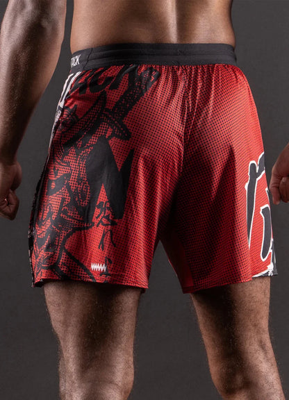 Short Aéromax "ONI" - Sable - Bar Tack - MMA - BOXING - Muay thaï - Entraînement - Sparring - FIGHTWATCH