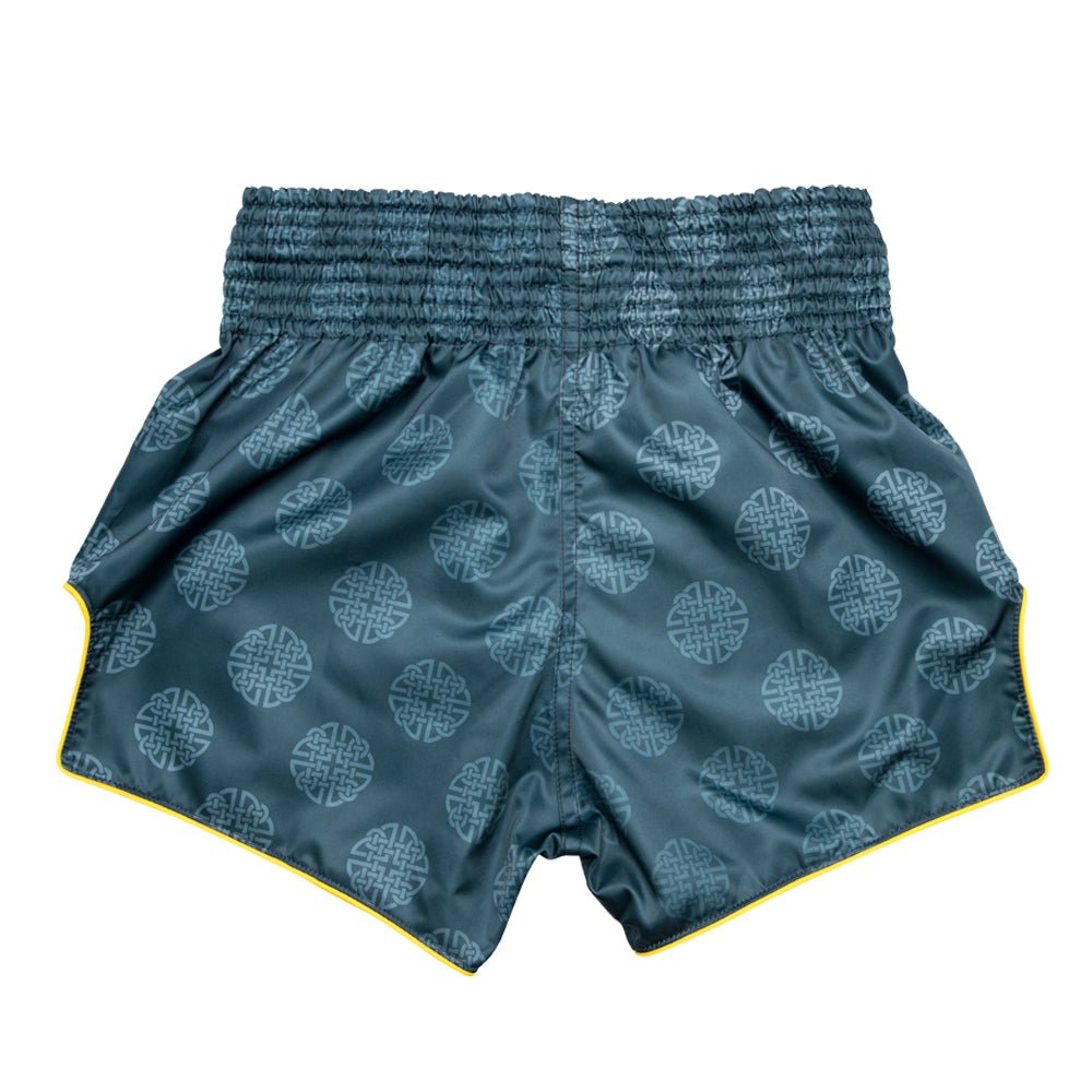 Short Muay Thaï Fairtex Clubber BS1915 – Bleu-Gris/Or - FIGHTWATCHShorts de Muay Thaï