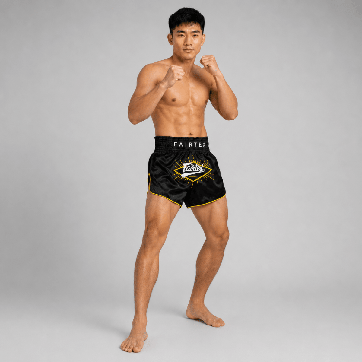 Short Muay Thaï Fairtex Focus BS1903 – Noir - FIGHTWATCHShorts de Muay Thaï