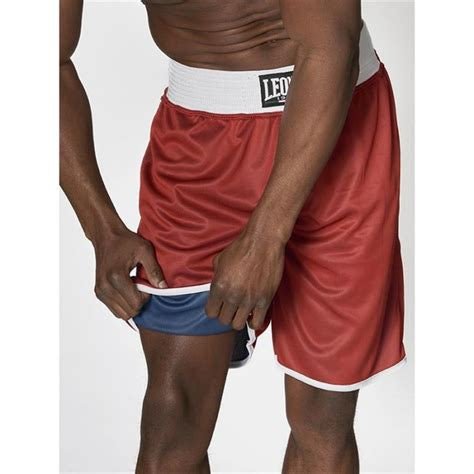 Short réversible Rouge/Bleu LEONE - FIGHTWATCH