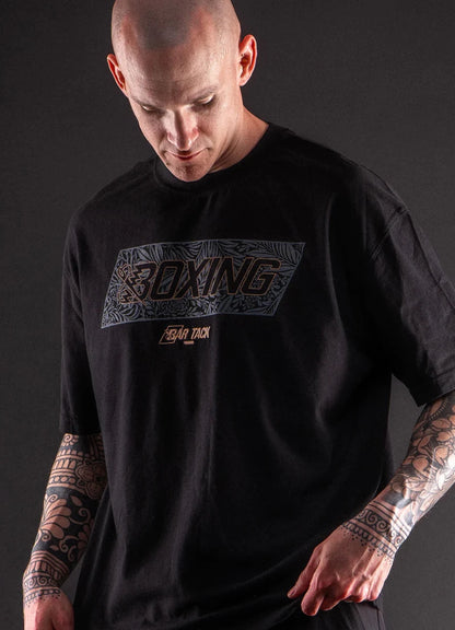 T-shirt en coton Boxe "Royal Boxing" - Bar Tack - Boxe Anglaise - Streetwear - Arts Martiaux - Kickboxing - FIGHTWATCH