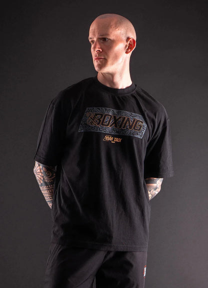 T-shirt en coton Boxe "Royal Boxing" - Bar Tack - Boxe Anglaise - Streetwear - Arts Martiaux - Kickboxing - FIGHTWATCH