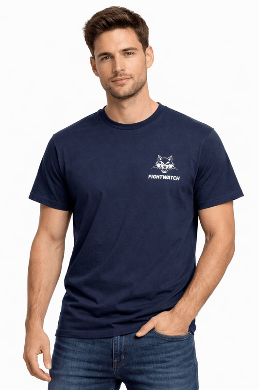 T-shirt Fightwatch Black "Fighter" streetwear - FIGHTWATCH