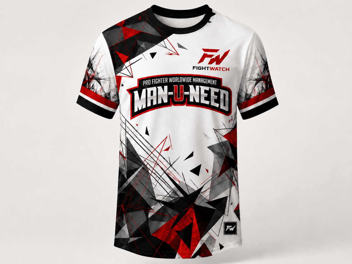 T-shirt Man U Need Pro Fighter – FightWatch x Man U Need - FIGHTWATCHT-shirt MMA personnalisé
