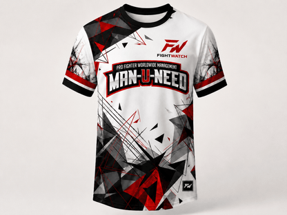 T-shirt Man U Need Pro Fighter – FightWatch x Man U Need - FIGHTWATCHT-shirt MMA personnalisé