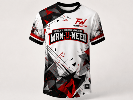 T-shirt Man U Need Pro Fighter – FightWatch x Man U Need - FIGHTWATCHT-shirt MMA personnalisé