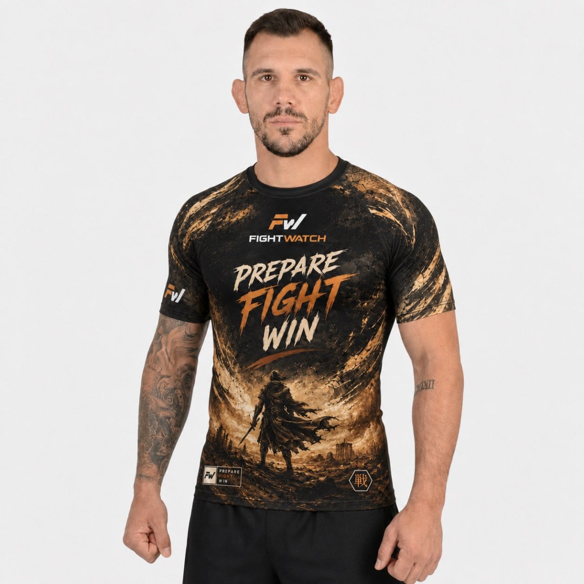 T-shirt technique FightWatch No Mercy - FIGHTWATCHT-shirt technique MMA